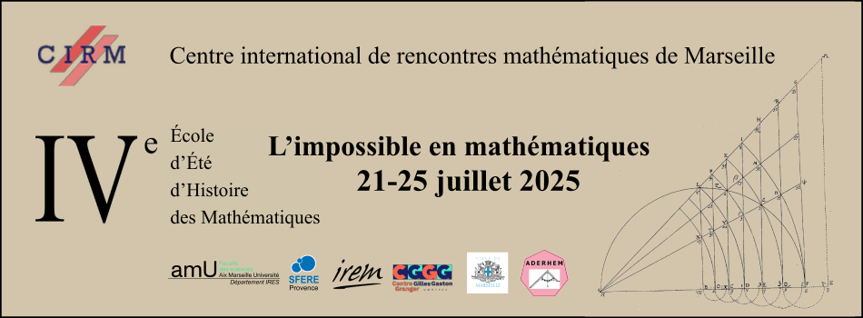 L'impossible en mathématiques (21-25 juillet 2025)